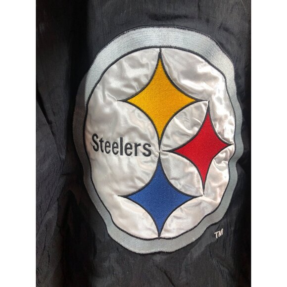 Vintage Pittsburgh Steelers Starter Pro Line Pullover 1990s Jacket Mens XL (24a2 - Picture 6 of 10